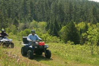 ATV Riding in the Black Hills