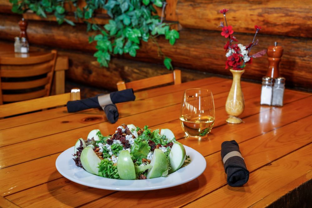 Image of salad at Powder House Restaurant in Keystone, South Dakota
