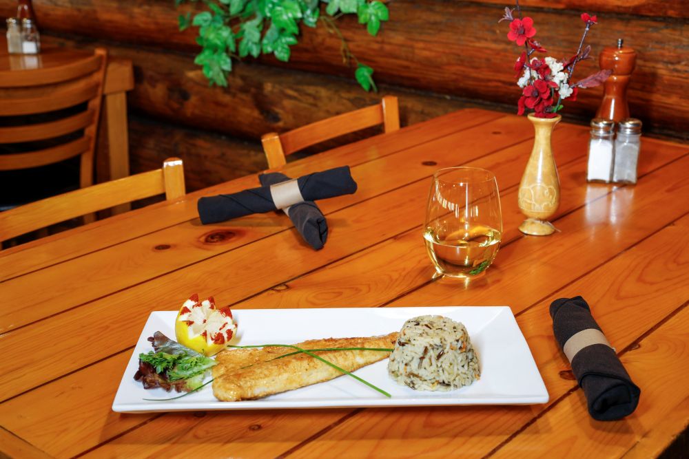 Image of seafood at Powder House Restaurant in Keystone, South Dakota