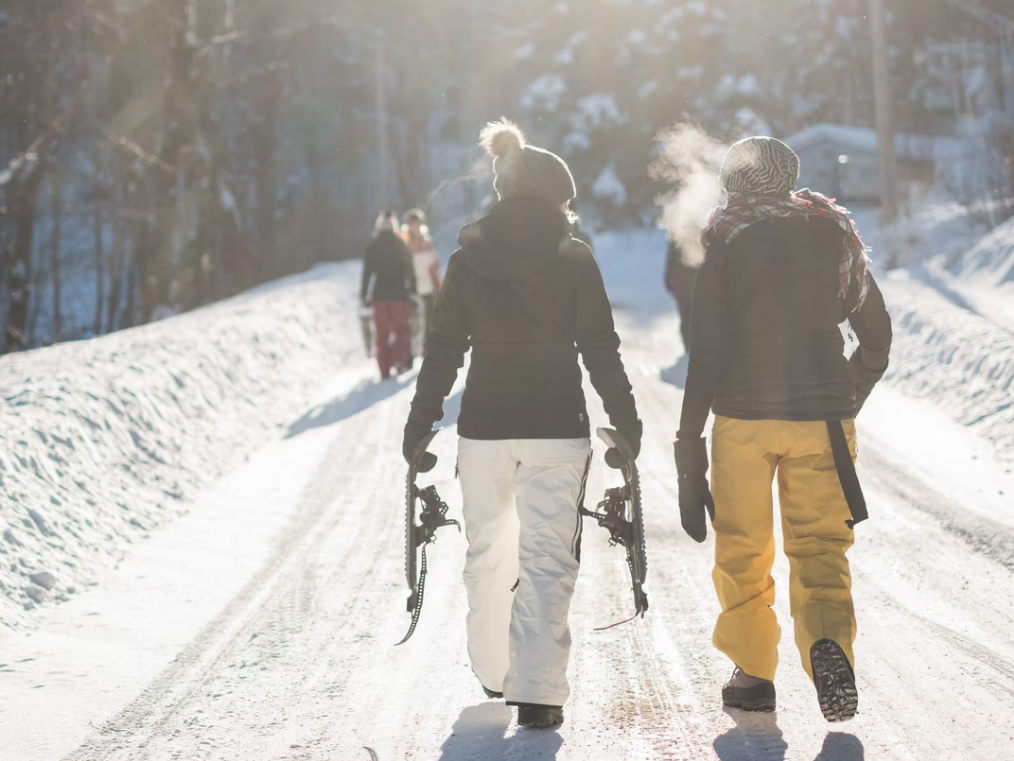 Snowshoeing courtesy of Alain Wong